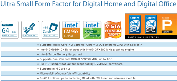 Ultra Small Form Factor for Digital Home and DIgital Office