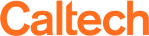 Caltech logo in bold orange text. Caltech logo in bold orange text.