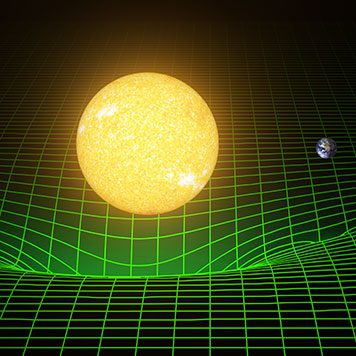Sun and Earth on a grid illustration. Sun and Earth on a grid illustration.