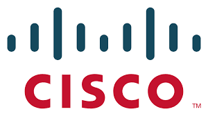 Cisco logo with bridge-like design.