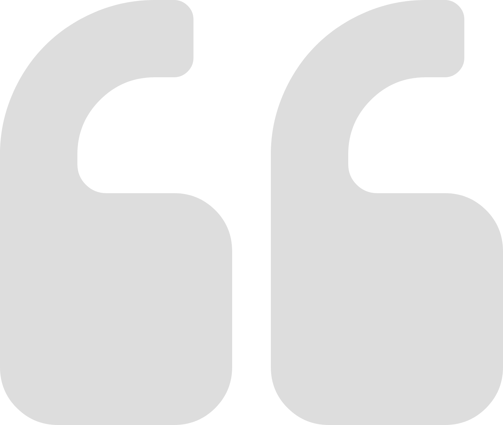 Gray quotation mark on a black background.