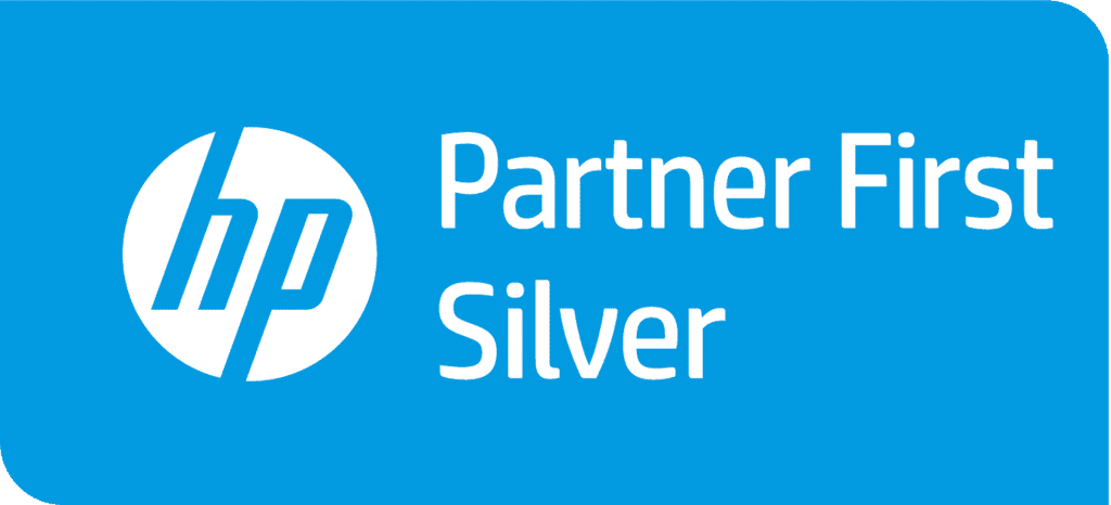 HP Partner First Silver logo.