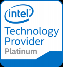 Intel Technology Provider Platinum badge.