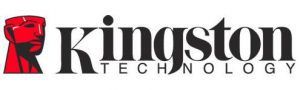 Kingston Technology logo with red head icon.