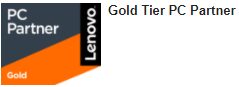 Lenovo Gold Tier PC Partner badge.