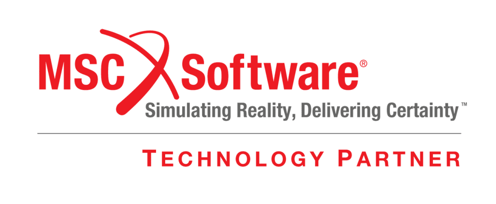 MSC Software Technology Partner logo.
