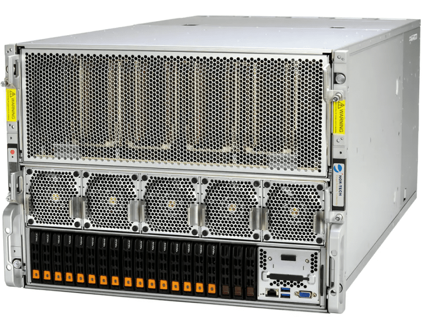 Large data server with multiple drive bays. Large data server with multiple drive bays.