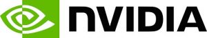 NVIDIA logo with green emblem.