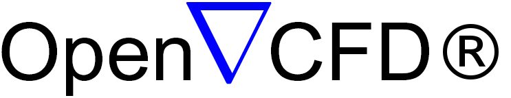 OpenCFD logo with a blue triangle.