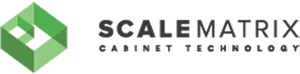 Green geometric logo with "ScaleMatrix" text.