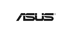 ASUS logo in black on white background.