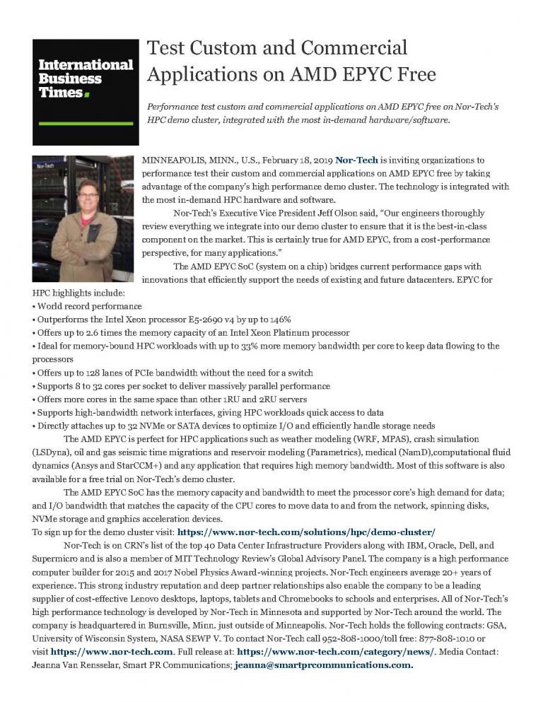 Article about AMD EPYC performance testing. Article about AMD EPYC performance testing.