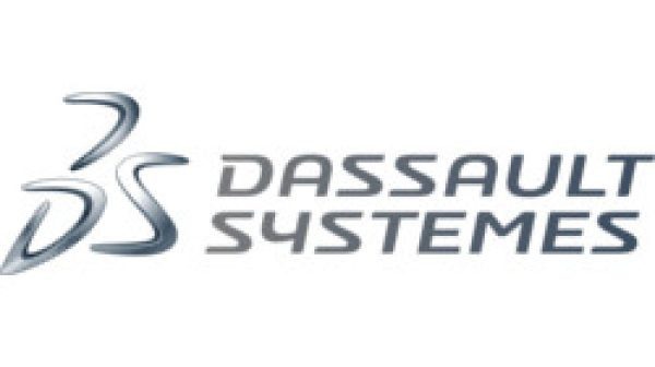 Dassault Systèmes logo with stylized initials.