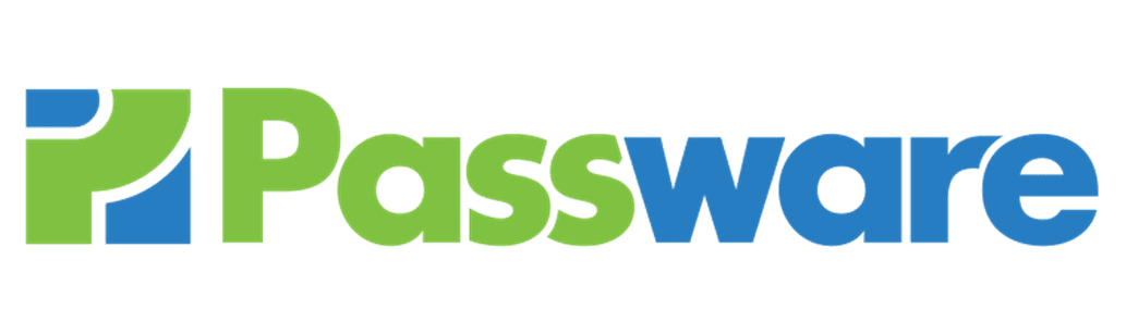 imgi_49_pasware Logo with green and blue text on a transparent background.