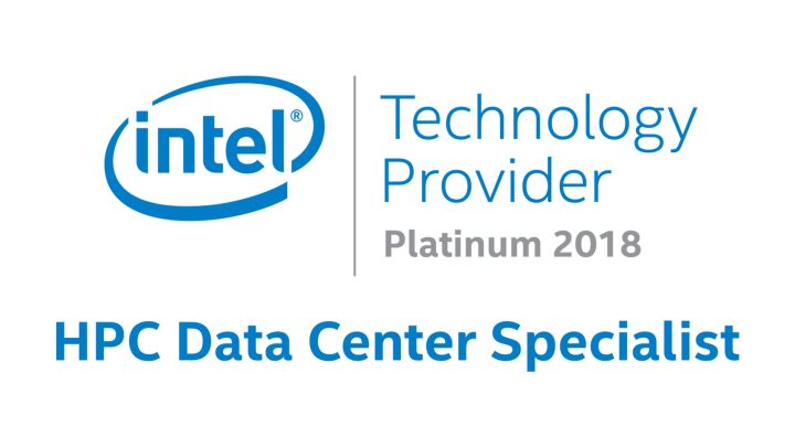 Intel HPC Data Center Specialist Certification Logo. Intel HPC Data Center Specialist Certification Logo.