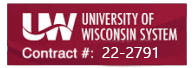 University of Wisconsin System contract number image.