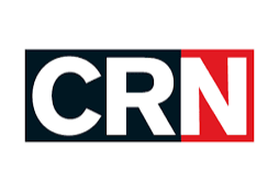 Logo with letters CRN, C and R in white on black, N in white on red.