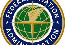 Federal Aviation Administration logo with globe design.