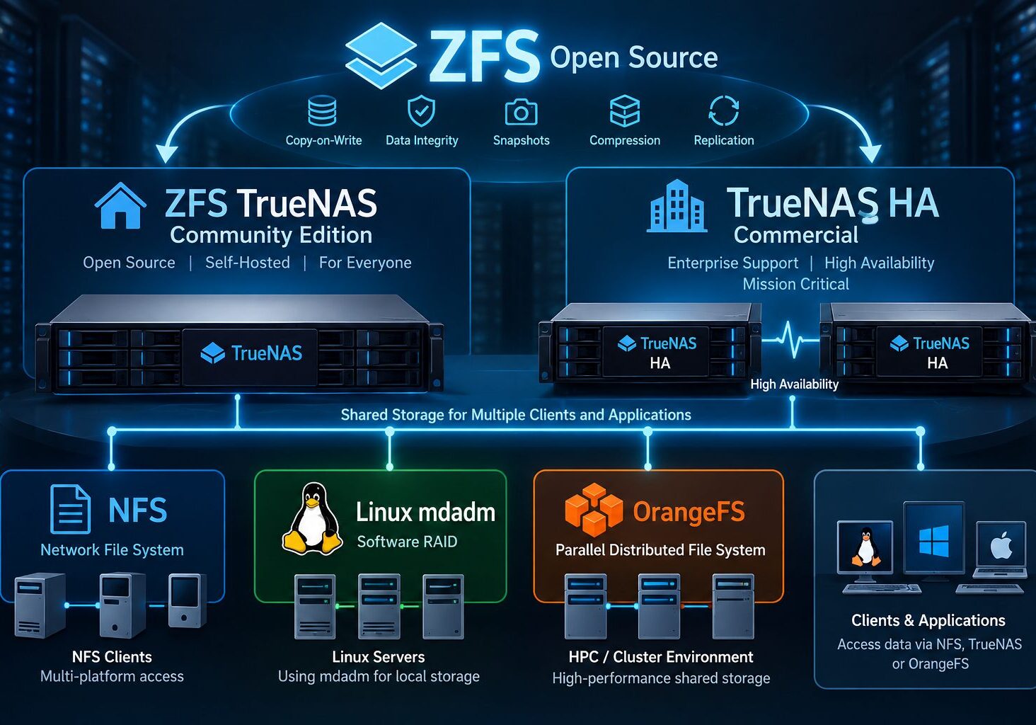 Open Source Storage Options from Nor-Tech