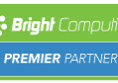 Bright Computing Premier Partner logo with green and blue design.